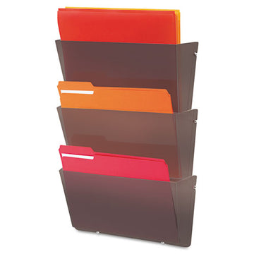 deflecto® Unbreakable Docupocket Wall File, Legal, 17 1-2 X 3 X 6 1-2, Smoke freeshipping - TVN Wholesale